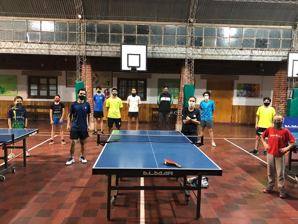 La Asociación Sanrafaelina de Tenis de Mesa entrena pensando en la próxima temporada