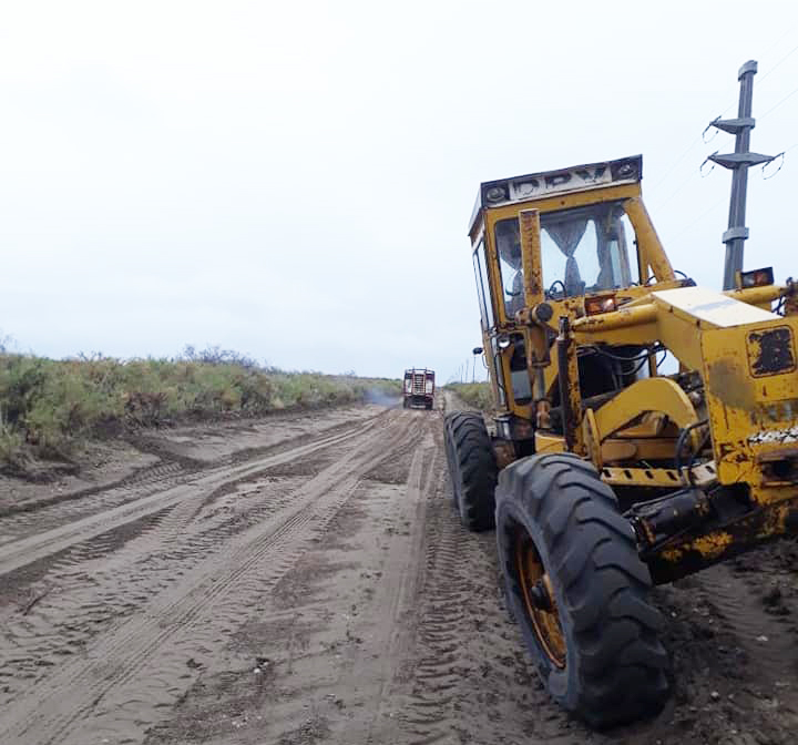 Vialidad y ganaderos colaboran para  arreglar caminos