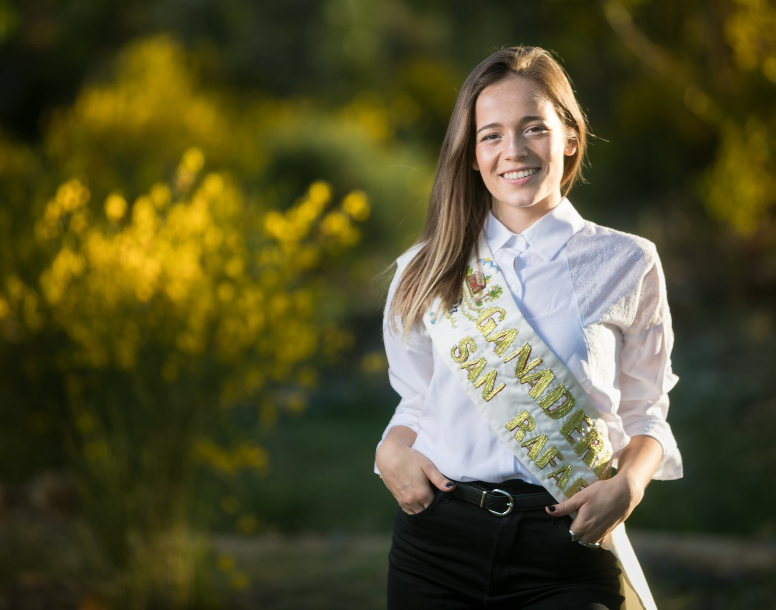 Yamila Carrivale será la  representante de San Rafael en  la Fiesta Nacional de la Ganadería