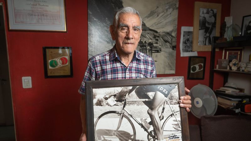 Murió Ernesto “el Cóndor” Contreras, histórico ciclista de Mendoza