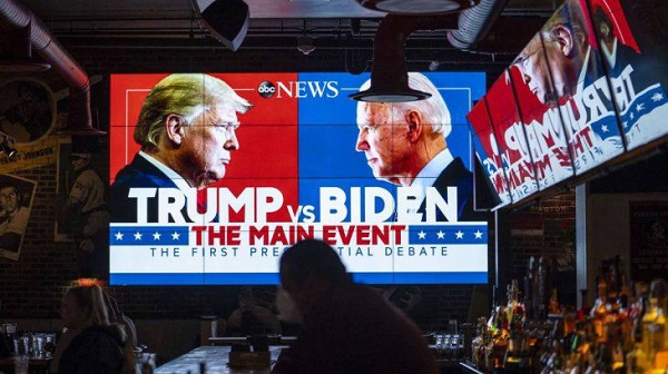 Elecciones en Estados Unidos: Biden se ubica 12 puntos arriba de Trump, a tres semanas de los comicios