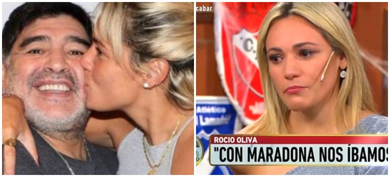 Rocío Oliva se quebró al hablar de la salud de Maradona: «No vi al Diego que yo conozco y me da tristeza»