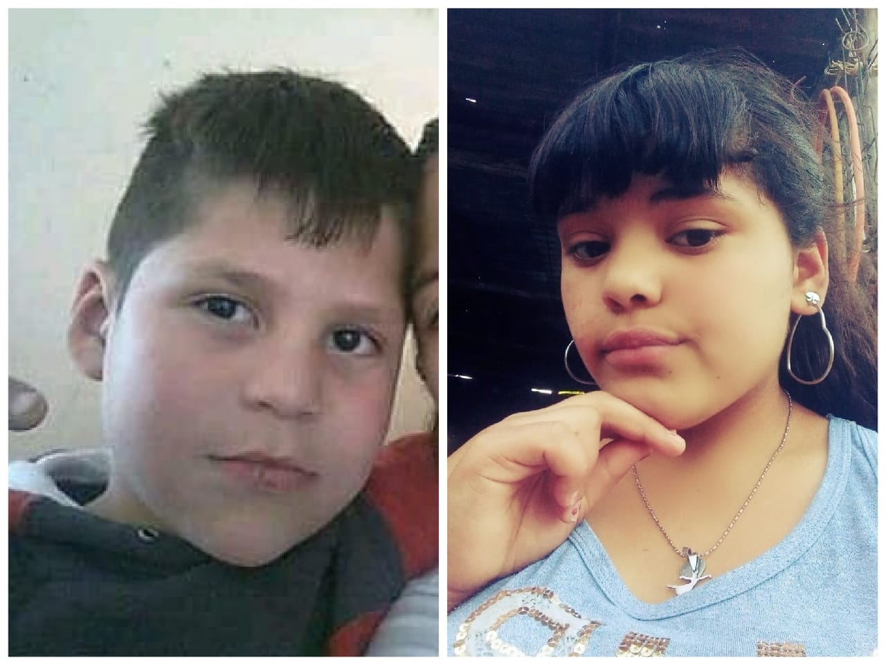 Dos menores de 13 años son buscados intensamente