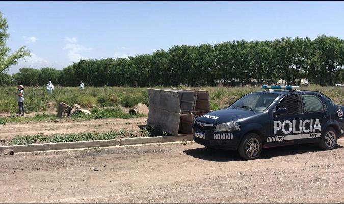 Hallaron un cadáver en avanzado estado de descomposición en Tunuyán