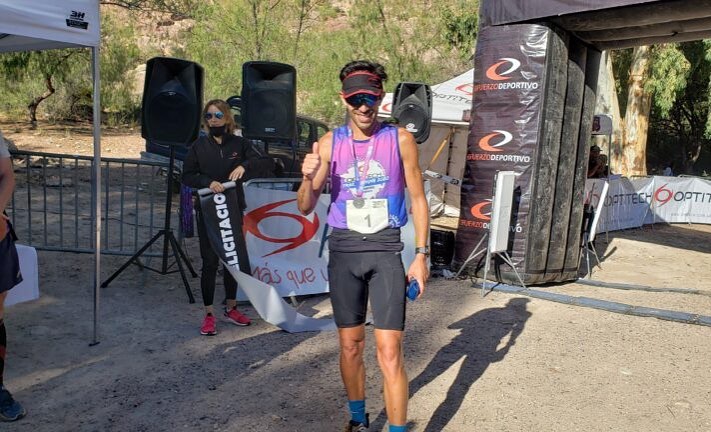 Antonio Poblete, el gran ganador de la 14ª edición del Optitech Trail Running
