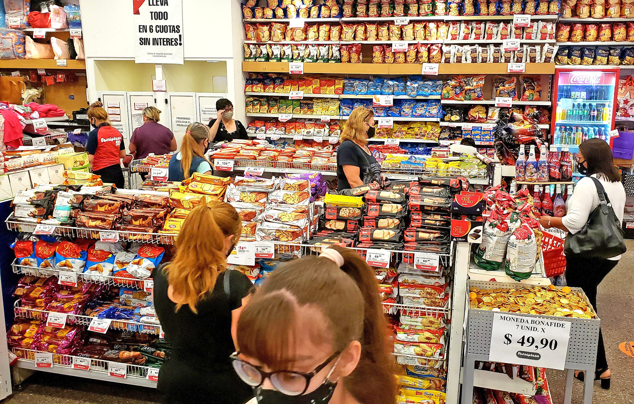 La canasta navideña aumentó más del 48%