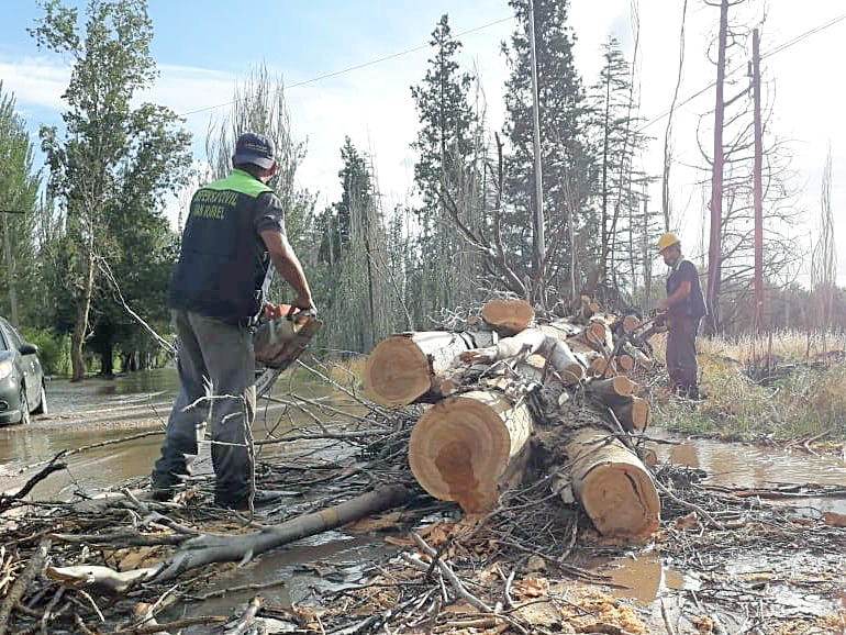 “La zona más  afectada fue la de Cuadro Benegas”