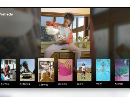 TikTok desembarca en los televisores con sus populares videos