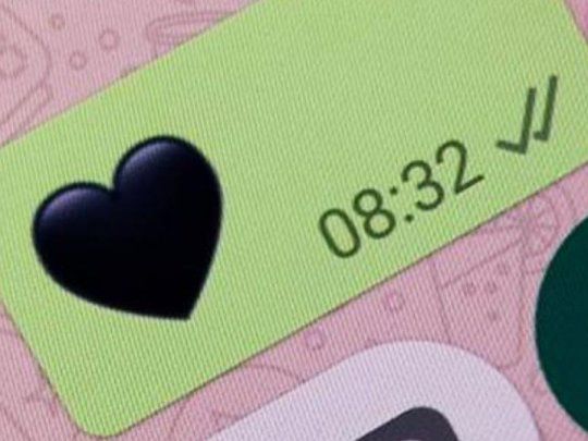 WhatsApp: cuál es el verdadero significado del corazón negro