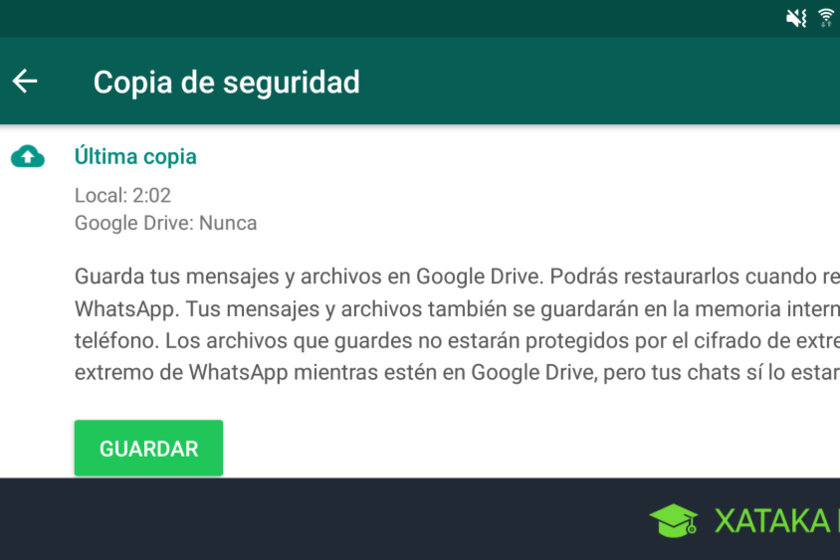 Cómo cambiar el horario de la copia de seguridad de WhatsApp