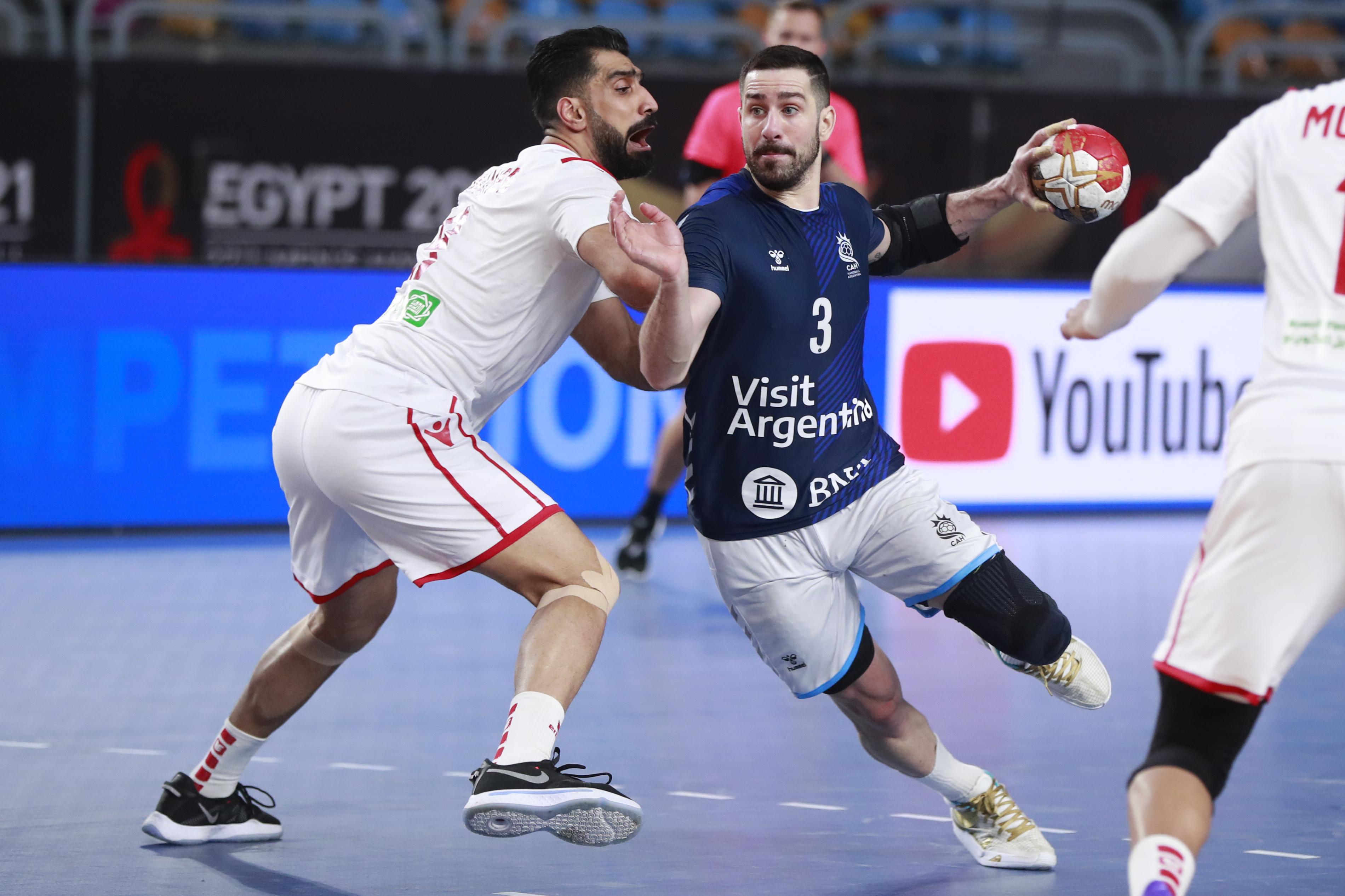 Argentina le ganó a Bahrein y clasificó a la segunda fase del Mundial de Egipto