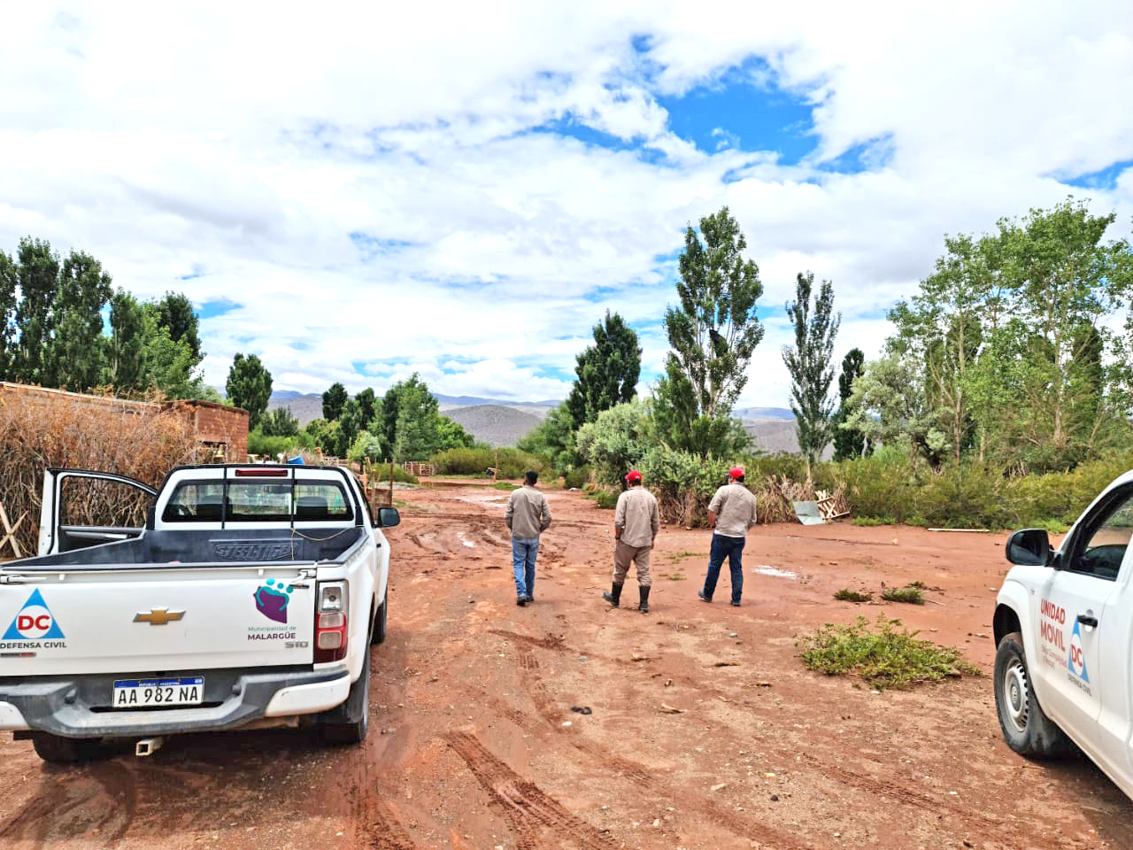 Defensa Civil de Malargüe  comenzó el año con mucho trabajo