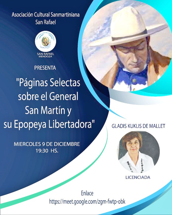 El libro “Páginas Selectas sobre el General San  Martín y su Epopeya  Libertadora”, fue declarado de interés cultural