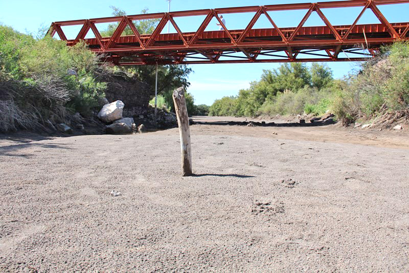 En La Pampa se quejan de que el Atuel está seco