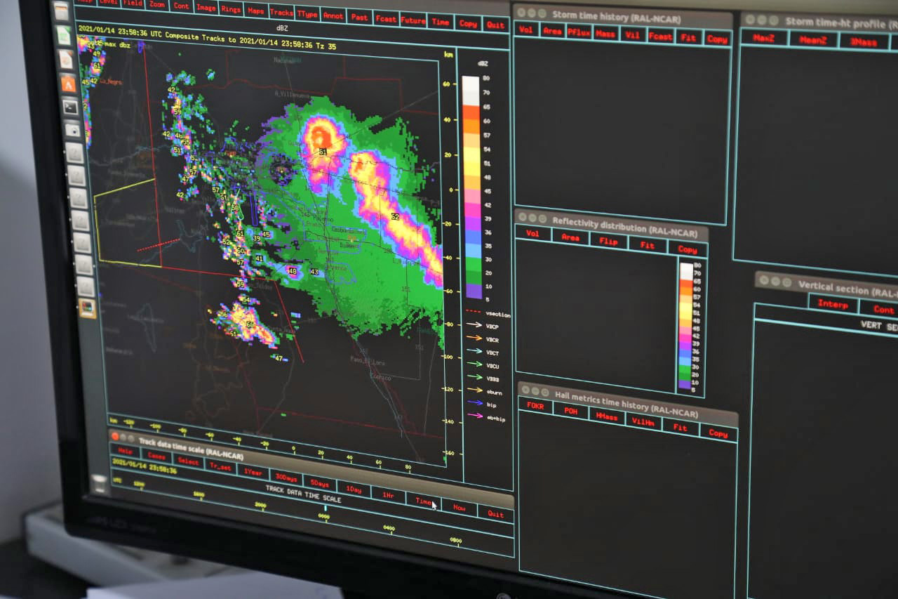 Granizo: las tareas de mitigación se extendieron  nuevamente a los tres oasis