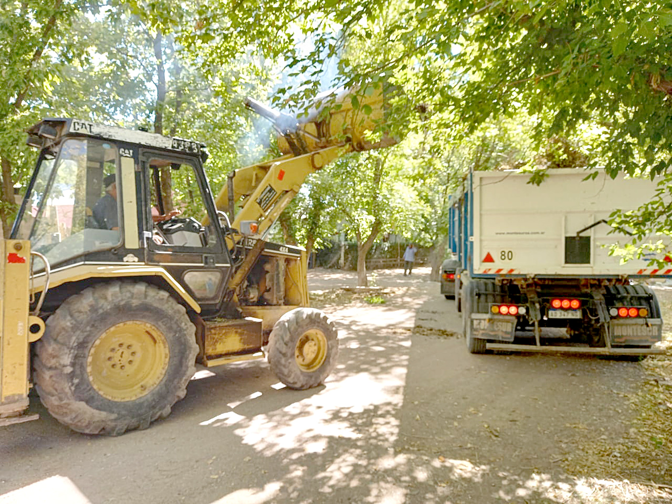Se realizó limpieza de calles y espacios públicos  en la Villa 25 de Mayo