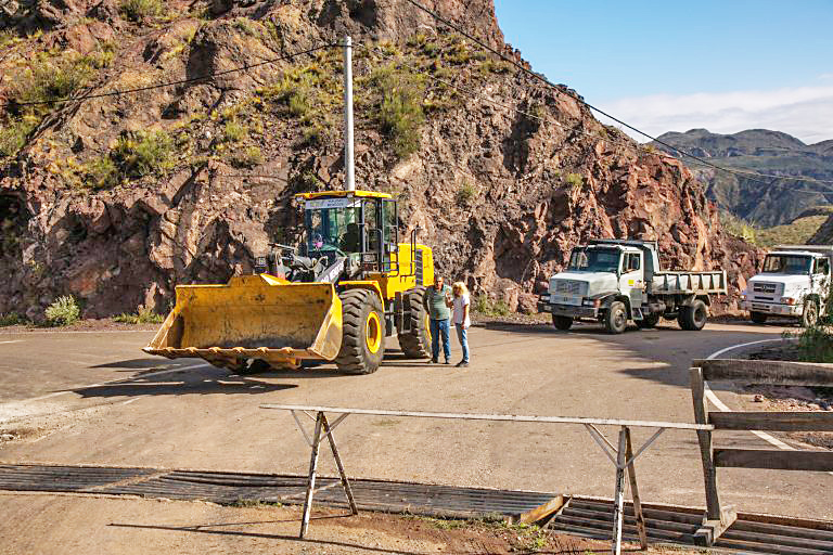Intransitable el camino del Cañón del Atuel por malas condiciones de la traza y desmoronamientos