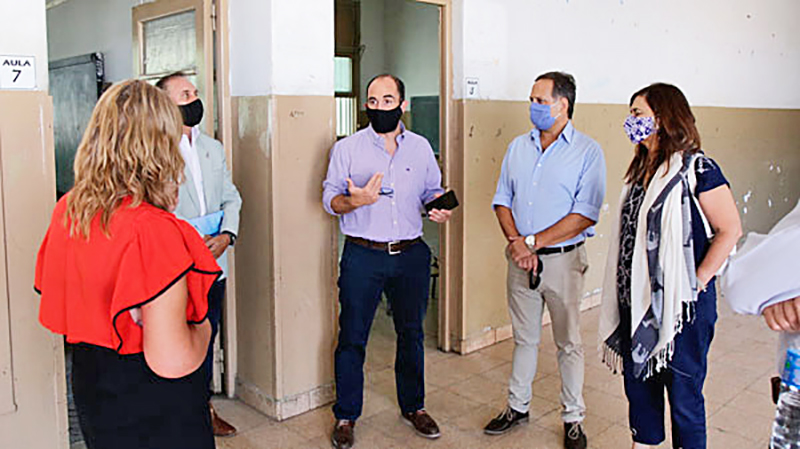 Autoridades de la DGE visitaron San Rafael de cara al inicio del  ciclo lectivo 2021