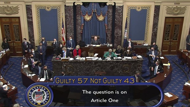 El Senado de EE.UU. absolvió a Donald Trump