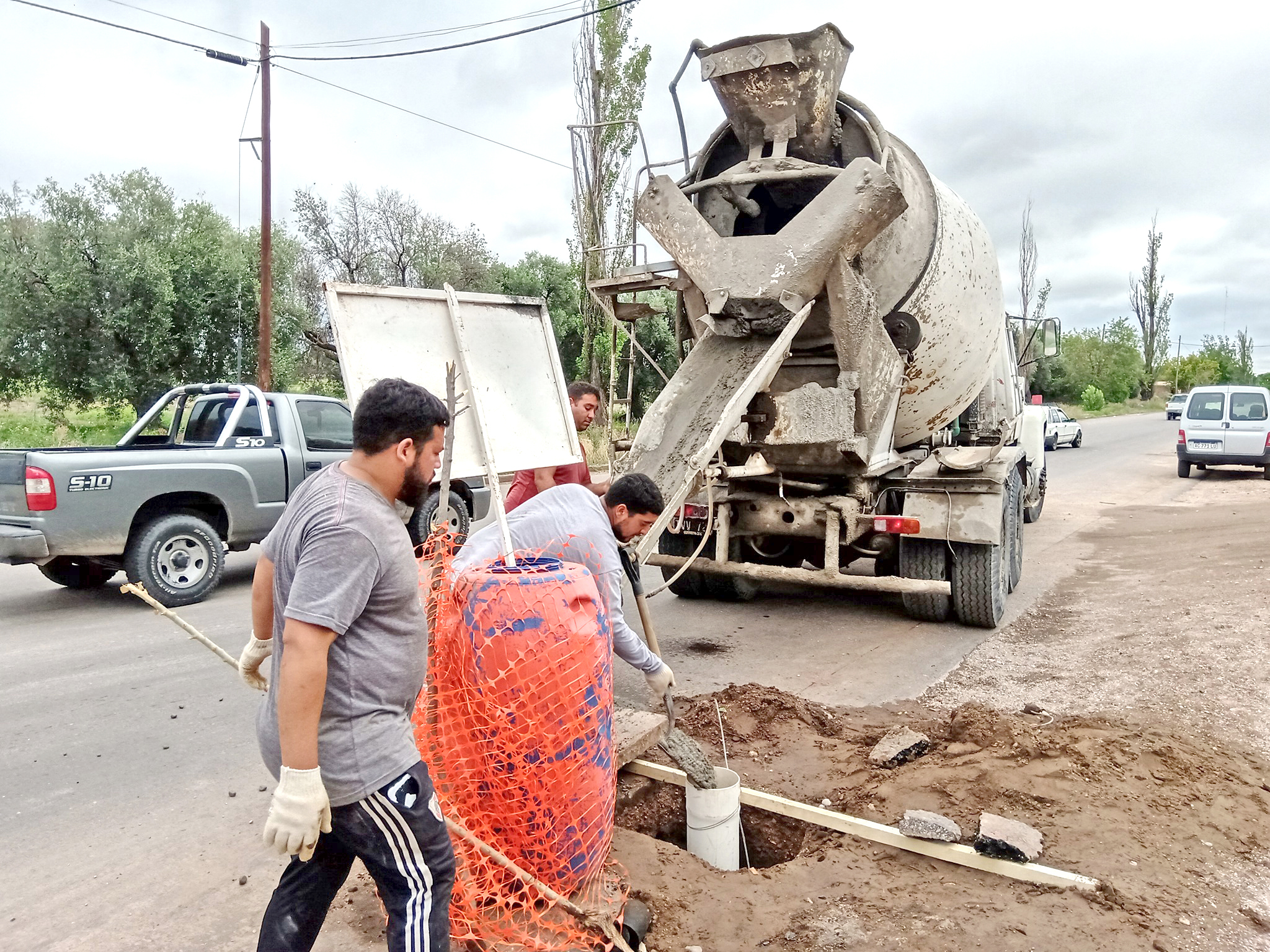 Avanzan los trabajos de remodelación  del acceso Este a San Rafael
