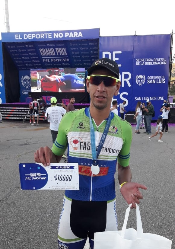 Notable labor de Martín González en el Grand Prix del Porvenir de ciclismo