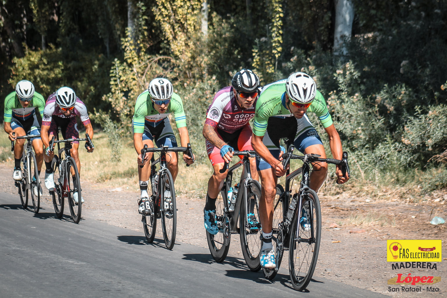 Podios de Antonela Núñez y Martín González en el campeonato mendocino de ruta