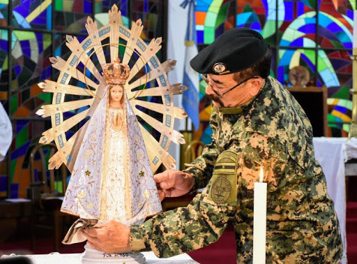 San Rafael recibirá una réplica  de la Virgen de Luján que acompañó  a los soldados argentinos en Malvinas