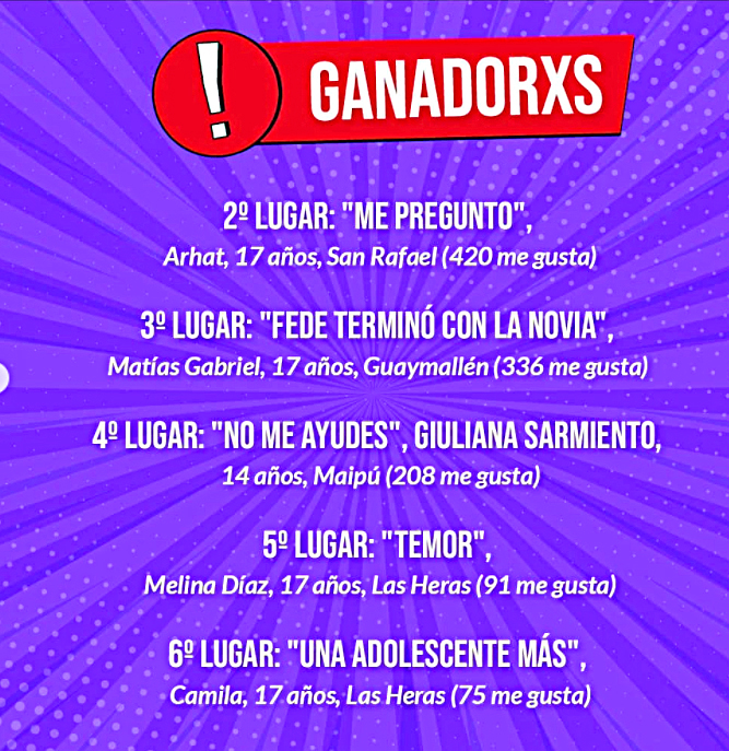 Un sanrafaelino logró el segundo lugar en el concurso “Tu historia en tiempos de cuarentena”