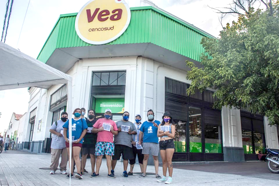 Voluntarios de  organizaciones sociales relevaron “Precios  Cuidados” en San Rafael