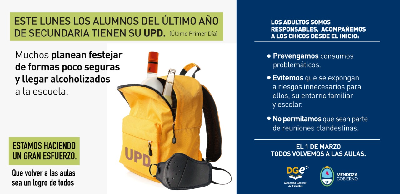 “Último primer día”: DGE invita a reflexionar en el actual contexto de pandemia