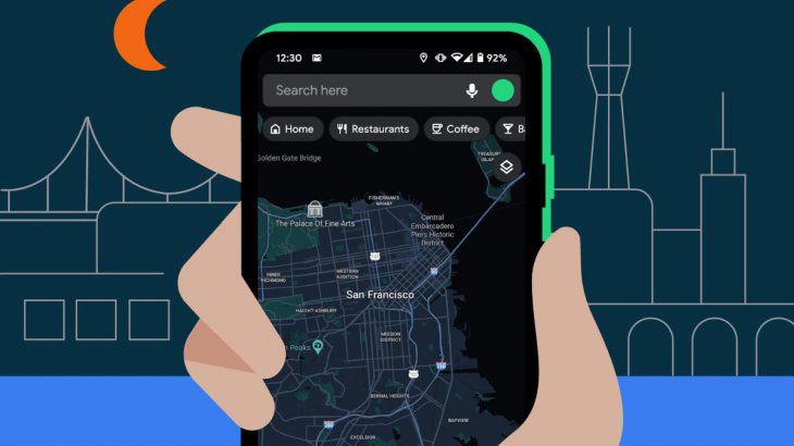 Google Maps incorporará el modo oscuro: los beneficios