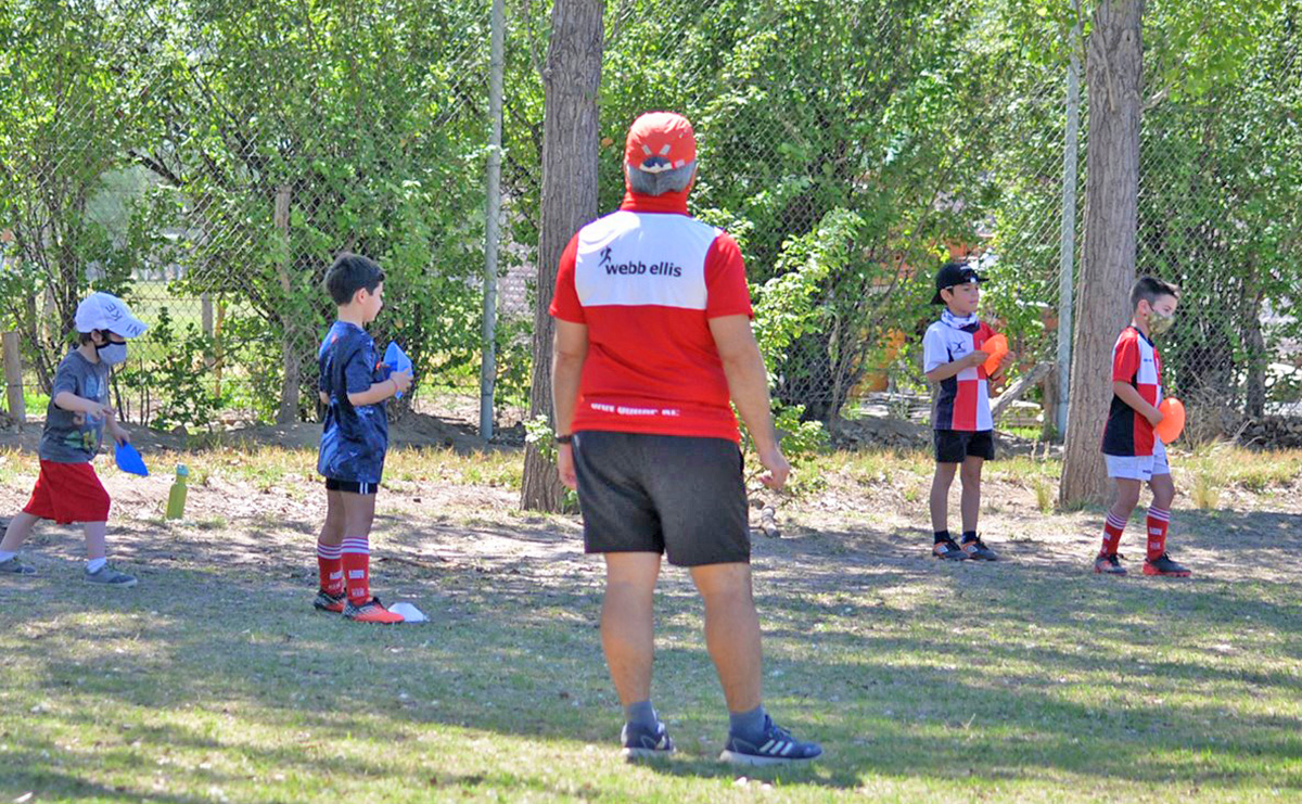 Vuelve el rugby  infantil a San Jorge  e invitan a más  niños a sumarse