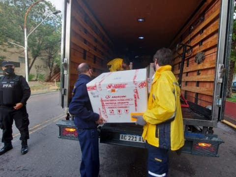 Mendoza recibe otras 17.400 vacunas Sputnik V