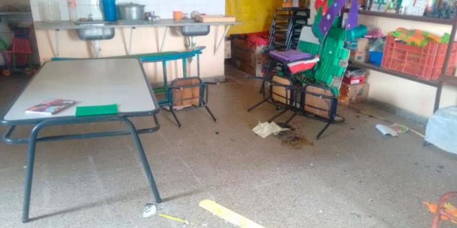 Un jardín que sufrió varios  hechos de inseguridad  pide por material didáctico