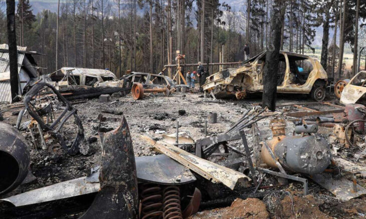 Incendios en la Patagonia: salvó su vida gracias a una pileta de lona