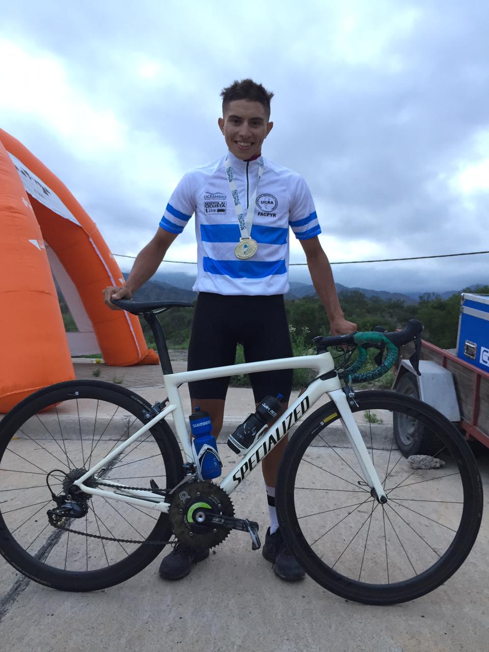 Matías Pérez se consagró campeón argentino de ruta en Sub 23