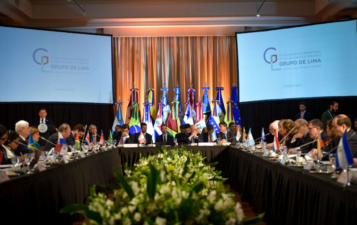 Argentina se retiró del Grupo de Lima en rechazo al trato que se le dio a Venezuela