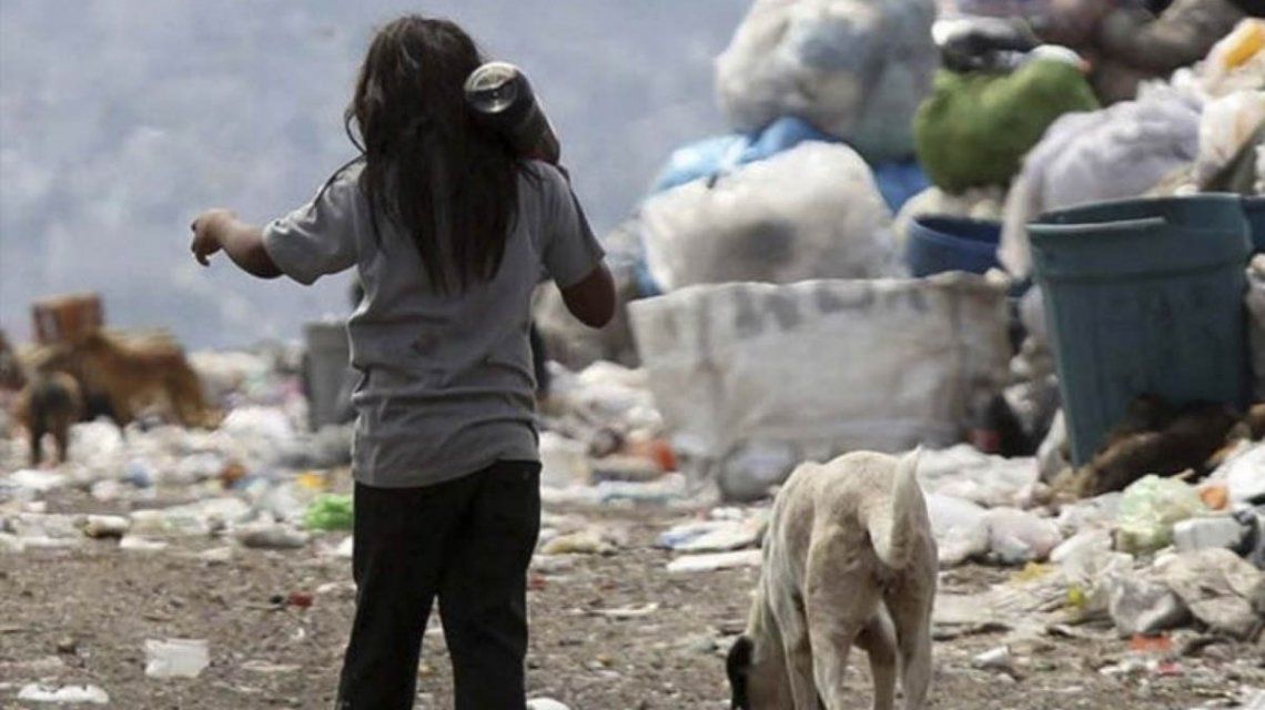 Más de 8,3 millones de niños viven en la pobreza en la Argentina