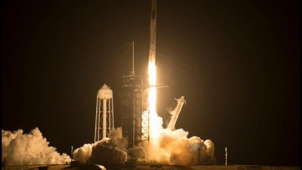 La NASA y SpaceX lanzaron la segunda nave a la Estación Espacial Internacional