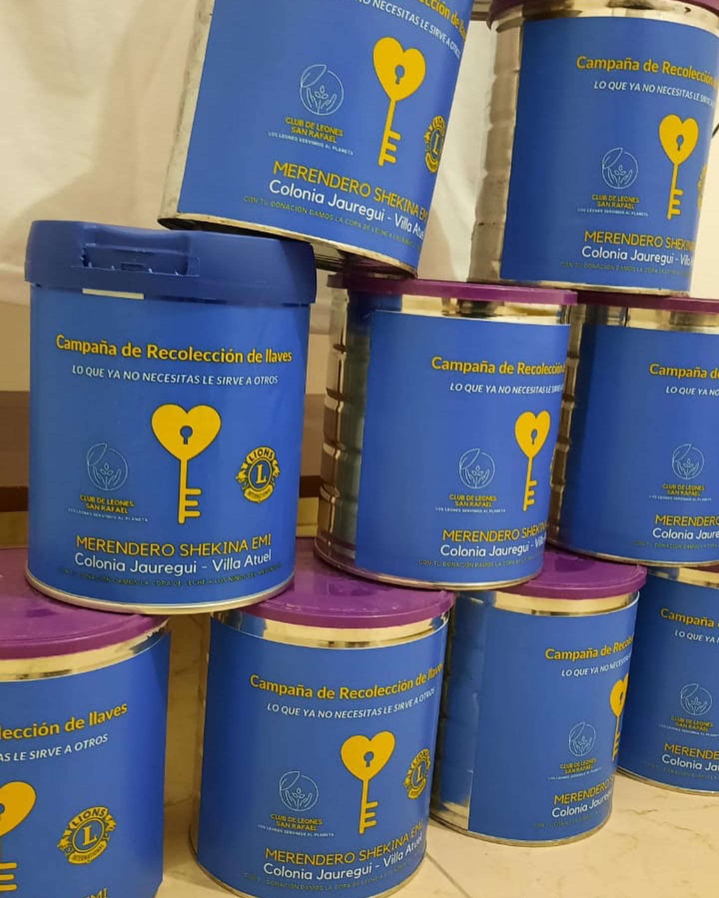 Realizan una juntada  de llaves para vender el bronce  y ayudar a un merendero