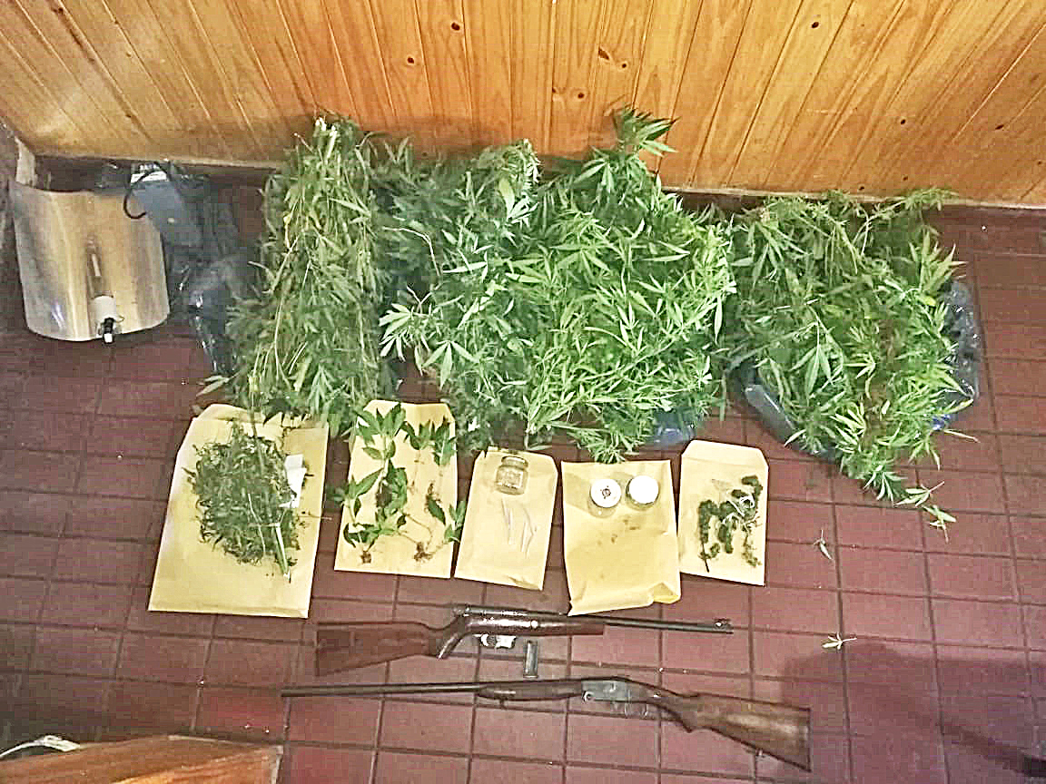 Malargüe: secuestraron más  de 7 kilos de marihuana e imputaron a un empleado municipal