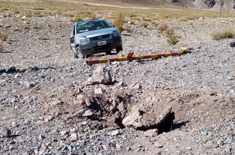 Volcó una camioneta  en la ruta a Las Leñas:  una mujer herida