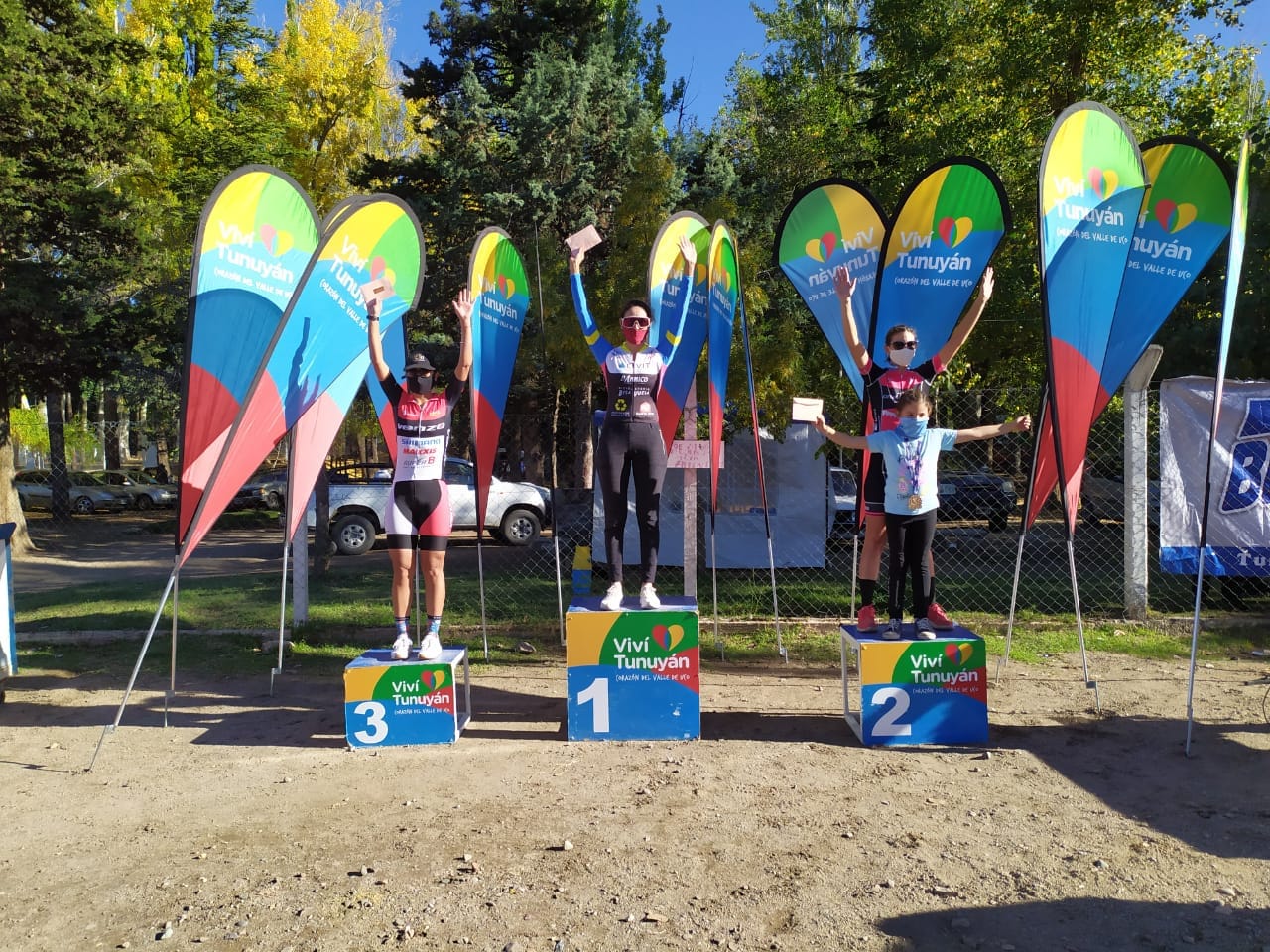 Ciclistas locales participaron del “Desafío Portinari” en Tunuyán