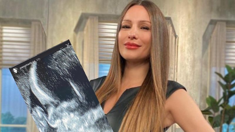 ¡Qué emoción! Pampita mostró el rostro de su bebé en una ecografía