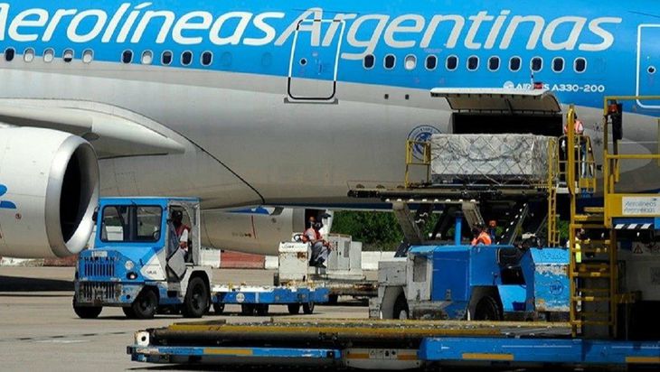 Aerolíneas Argentinas prepara dos nuevos vuelos a China para traer más dosis