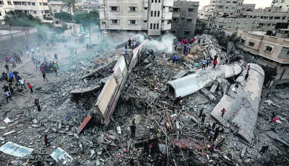 Mueren 9 palestinos,  incluidos 3 niños,  en ataques israelíes  a Gaza