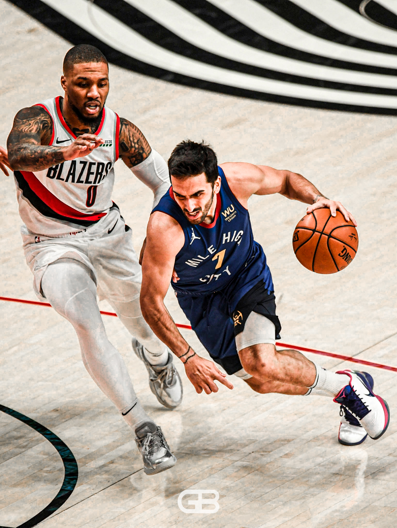 NBA: Denver venció a Portland con aporte de Facundo Campazzo