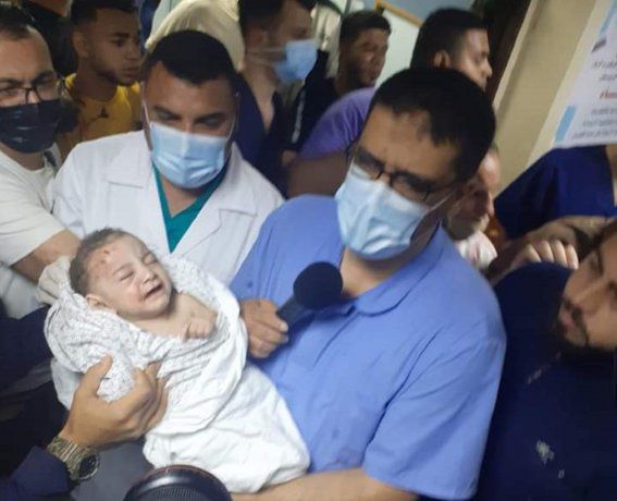 Franja de Gaza: matan diez miembros de una familia y sólo se salva un bebé