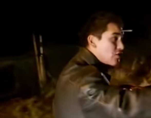 El video del hombre que llegó al hospital de Bariloche con un cuchillo clavado en la frente