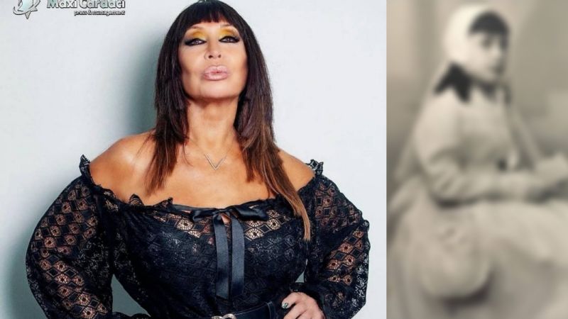 La increíble foto de la primera comunión de Moria Casán